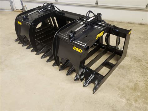 used heavy duty skid steer grapples|heavy duty skid steer attachments.